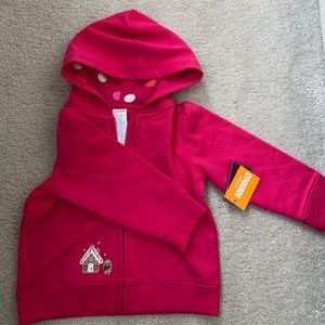 NWT zip up toddler hoodie